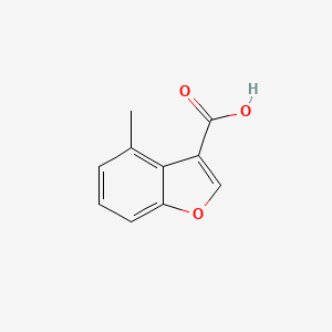 molecular formula C10H8O3 B2980098 4-Methyl-1-benzofuran-3-carboxylic acid CAS No. 1379192-50-3