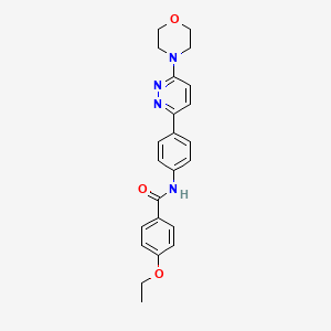 4-ethoxy-N-(4-(6-morpholinopyridazin-3-yl)phenyl)benzamide