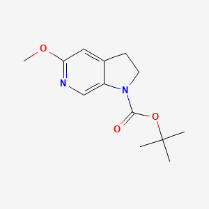 tert-butyl 5-methoxy-2,3-dihydro-1H-pyrrolo[2,3-c]pyridine-1-carboxylate