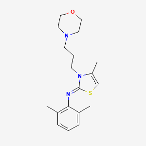 (Z)-2,6-dimethyl-N-(4-methyl-3-(3-morpholinopropyl)thiazol-2(3H)-ylidene)aniline