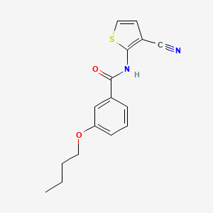 3-butoxy-N-(3-cyanothiophen-2-yl)benzamide