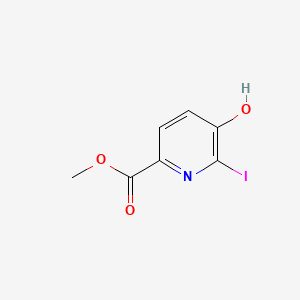 molecular formula C7H6INO3 B2980308 Methyl 5-hydroxy-6-iodopicolinate CAS No. 1255098-43-1