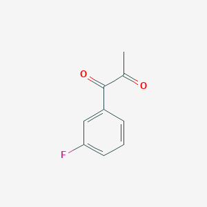molecular formula C9H7FO2 B2980346 1-(3-Fluorophenyl)propane-1,2-dione CAS No. 10557-18-3