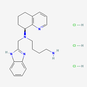 molecular formula C21H30Cl3N5 B2980562 Mavorixafor trihydrochloride 