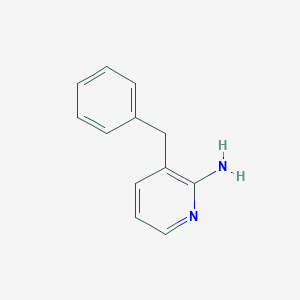 molecular formula C12H12N2 B029806 3-苄基吡啶-2-胺 CAS No. 130277-16-6