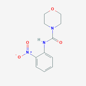 molecular formula C11H13N3O4 B2980639 N-(2-nitrophenyl)morpholine-4-carboxamide CAS No. 36894-27-6