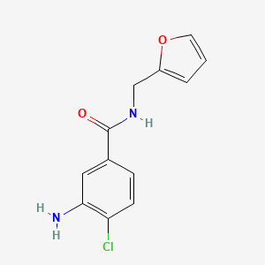 3-Amino-4-chloro-N-(2-furylmethyl)benzamide