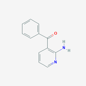 molecular formula C12H10N2O B029807 2-氨基-3-苯甲酰吡啶 CAS No. 3810-10-4