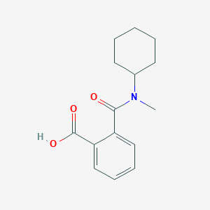 2-[Cyclohexyl(methyl)carbamoyl]benzoic acid