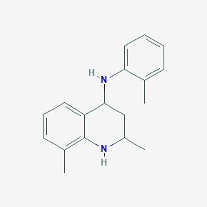2,8-dimethyl-N-(2-methylphenyl)-1,2,3,4-tetrahydroquinolin-4-amine