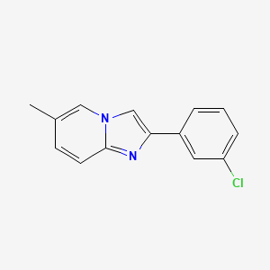 2-(3-Chlorophenyl)-6-methylimidazo[1,2-a]pyridine