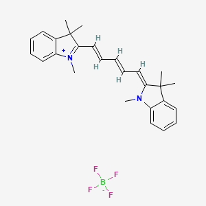 1,3,3-trimethyl-2-((1E,3E)-5-((Z)-1,3,3-trimethylindolin-2-ylidene)penta-1,3-dien-1-yl)-3H-indol-1-ium tetrafluoroborate