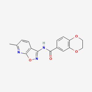 N-(6-methylisoxazolo[5,4-b]pyridin-3-yl)-2,3-dihydrobenzo[b][1,4]dioxine-6-carboxamide