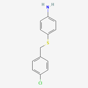 4-[(4-Chlorobenzyl)sulfanyl]aniline