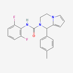 N-(2,6-difluorophenyl)-1-(p-tolyl)-3,4-dihydropyrrolo[1,2-a]pyrazine-2(1H)-carboxamide