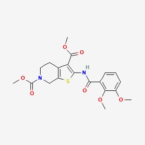 dimethyl 2-(2,3-dimethoxybenzamido)-4,5-dihydrothieno[2,3-c]pyridine-3,6(7H)-dicarboxylate
