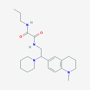 N-[2-(1-methyl-1,2,3,4-tetrahydroquinolin-6-yl)-2-piperidin-1-ylethyl]-N'-propylethanediamide
