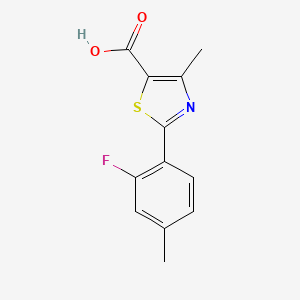 2-(2-Fluoro-4-methylphenyl)-4-methylthiazole-5-carboxylic acid