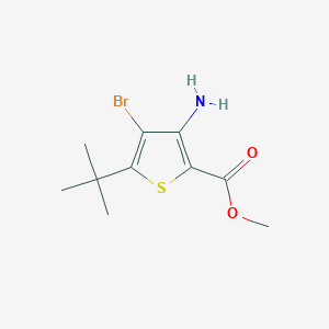 Methyl 3-amino-4-bromo-5-tert-butylthiophene-2-carboxylate