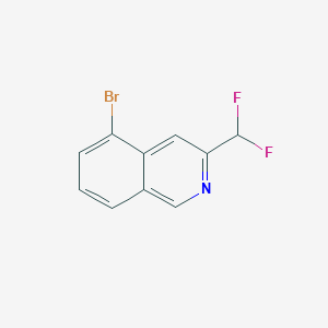 5-Bromo-3-(difluoromethyl)isoquinoline