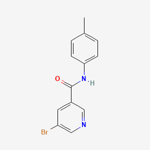 5-bromo-N-(4-methylphenyl)pyridine-3-carboxamide