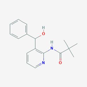2-Pivaloylamino-3-(alpha-hydroxybenzyl)pyridine
