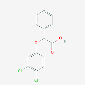 molecular formula C14H10Cl2O3 B2981002 2-(3,4-Dichlorophenoxy)-2-phenylacetic acid CAS No. 938368-83-3