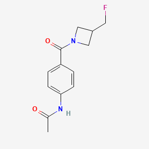 N-(4-(3-(fluoromethyl)azetidine-1-carbonyl)phenyl)acetamide