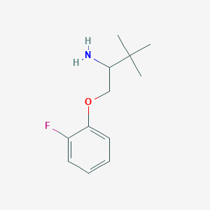 molecular formula C12H18FNO B2981025 1-(2-Amino-3,3-dimethylbutoxy)-2-fluorobenzene CAS No. 954272-86-7