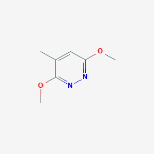molecular formula C7H10N2O2 B2981032 3,6-Dimethoxy-4-methylpyridazine CAS No. 89943-29-3