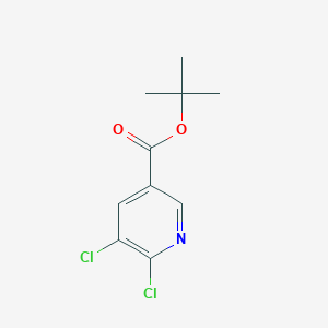 molecular formula C10H11Cl2NO2 B2981232 Tert-butyl 5,6-dichloropyridine-3-carboxylate CAS No. 1011476-27-9