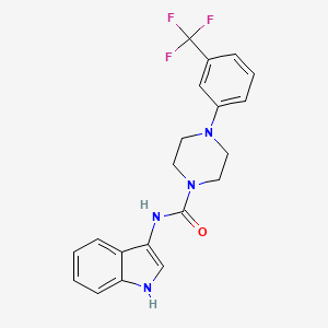 N-(1H-indol-3-yl)-4-[3-(trifluoromethyl)phenyl]piperazine-1-carboxamide