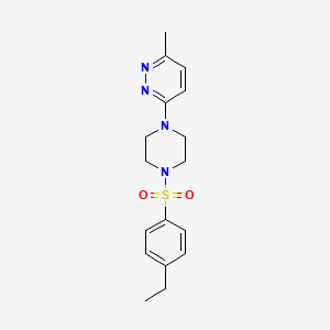 3-(4-((4-Ethylphenyl)sulfonyl)piperazin-1-yl)-6-methylpyridazine