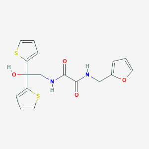 N1-(furan-2-ylmethyl)-N2-(2-hydroxy-2,2-di(thiophen-2-yl)ethyl)oxalamide