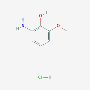 molecular formula C7H10ClNO2 B2981388 2-Amino-6-methoxyphenol hydrochloride CAS No. 339531-77-0