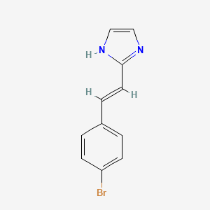 2-[(E)-2-(4-bromophenyl)ethenyl]-1H-imidazole