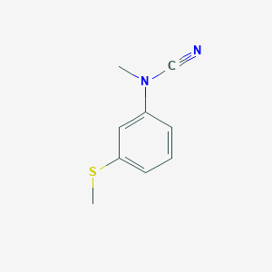 N-cyano-N-methyl-3-(methylsulfanyl)aniline