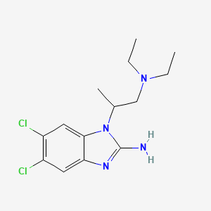 5,6-Dichloro-1-[1-(diethylamino)propan-2-yl]benzimidazol-2-amine