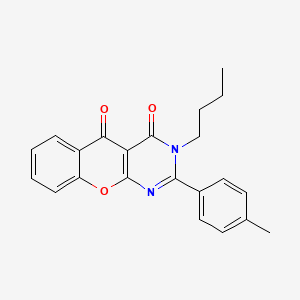 B2981457 3-butyl-2-(p-tolyl)-3H-chromeno[2,3-d]pyrimidine-4,5-dione CAS No. 883956-07-8