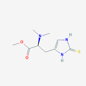 molecular formula C9H15N3O2S B029815 N-Desmethyl L-Ergothioneine Methyl Ester CAS No. 162138-71-8