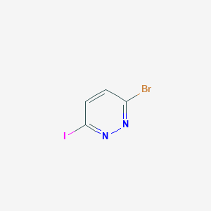 molecular formula C4H2BrIN2 B2981514 3-bromo-6-iodopyridazine CAS No. 1266675-57-3