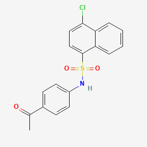 B2982039 N-(4-acetylphenyl)-4-chloronaphthalene-1-sulfonamide CAS No. 2361691-93-0