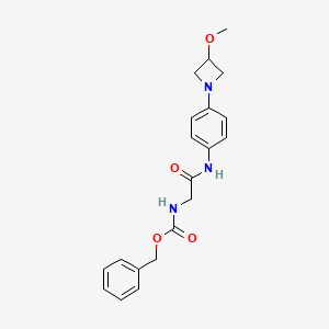 Benzyl (2-((4-(3-methoxyazetidin-1-yl)phenyl)amino)-2-oxoethyl)carbamate