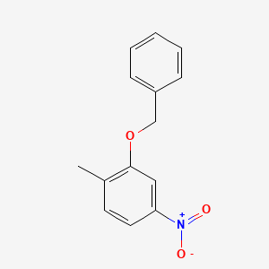 molecular formula C14H13NO3 B2982201 2-Benzyloxy-1-methyl-4-nitro-benzene CAS No. 219492-11-2