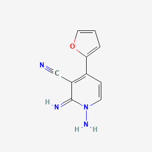 1-Amino-4-(2-furyl)-2-imino-1,2-dihydro-3-pyridinecarbonitrile