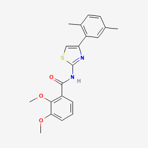 N-[4-(2,5-dimethylphenyl)-1,3-thiazol-2-yl]-2,3-dimethoxybenzamide