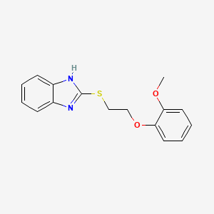 2-{[2-(2-Methoxyphenoxy)ethyl]thio}-1H-benzimidazole