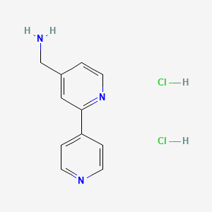 [2,4'-Bipyridin]-4-ylmethanamine dihydrochloride