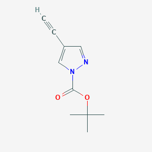 molecular formula C10H12N2O2 B2982353 1-Boc-4-ethynyl-1H-pyrazole CAS No. 1093193-29-3