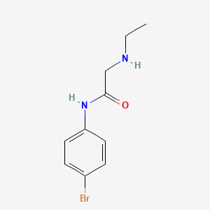 molecular formula C10H13BrN2O B2982390 N-(4-bromophenyl)-2-(ethylamino)acetamide CAS No. 730997-94-1